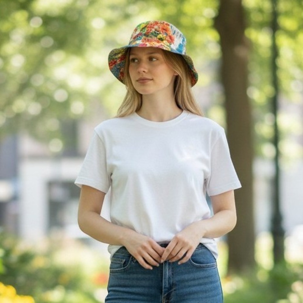 Polo Ralph Lauren Bucket Hat SZ L/XL Multicolor Reversible Hawaiian Olive unisex